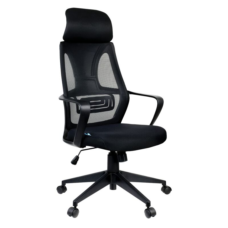 Кресло руководителя Helmi HL-E37 Wind, ткань черная