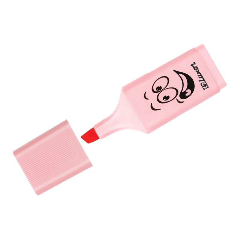 Текстовыделитель Luxor Eyeliter Pastel пастельный розовый, 1-5мм
