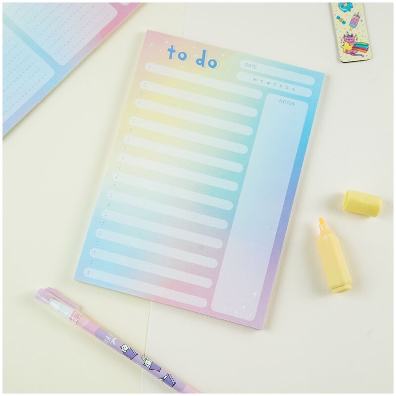 Блок для записей (To Do list) MESHU 14,8*21,0см (А5), 50л., Candy color, на склейке