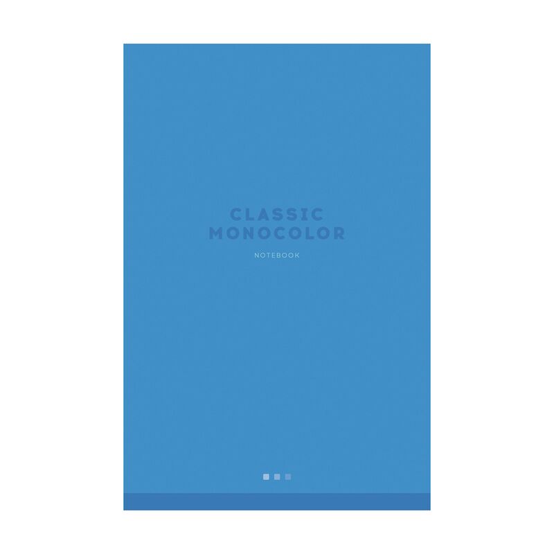 Блокнот А5 80л на скрепке ArtSpace Monocolor Blue