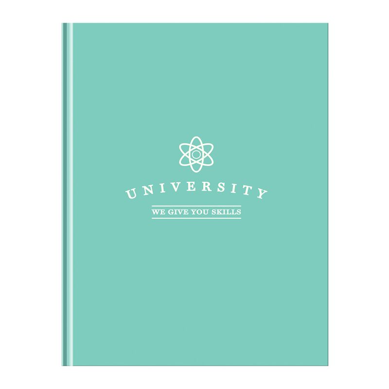 Записная книжка А5 64л. BG "University", soft-touch ламинация, блок-еженедельник