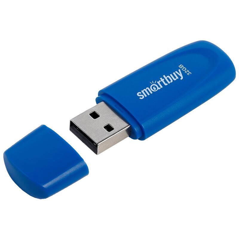 Память Smart Buy Scout 32GB, USB 2.0 Flash Drive, синий