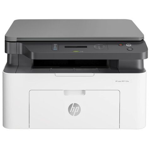 МФУ лазерное HP Laser 135w 3 в 1, А4, 20 стр/мин, 10000 стр/мес, Wi-Fi, 4ZB83A