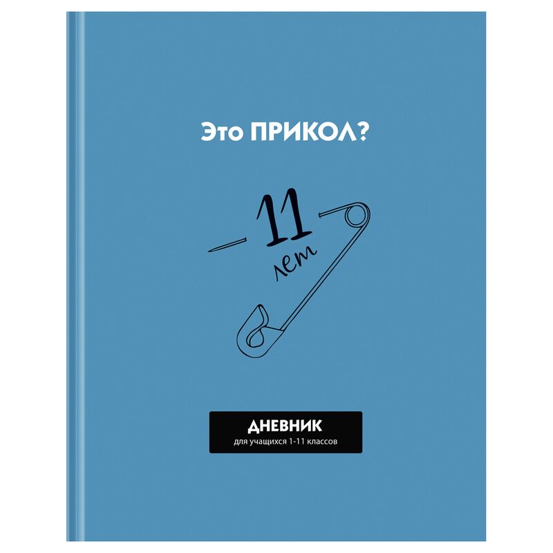 Дневник 1-11 кл. 40л. (твердый) BG Прикол?, матовая ламинация, выборочный лак