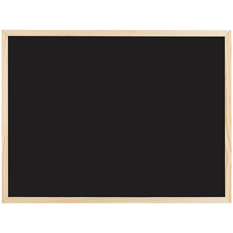 Доска магнитно-меловая 45*60см OfficeSpace деревянная рамка, черная
