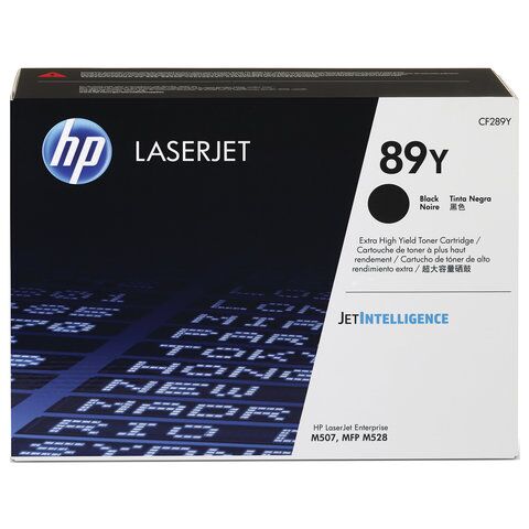 Картридж лазерный HP (CF289Y) для HP LaserJet Enterprise M507dn/x/528dn и др., ресурс 20000 страниц, оригинальный