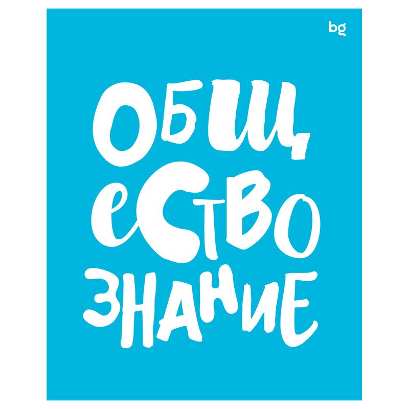 Тетрадь предметная 48л BG Домино - Обществознание пластиковая обложка