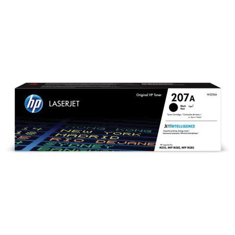 Картридж лазерный HP (W2210A) 207A для HP Color LJ M282/M283/M255, черный, оригинальный, ресурс 1350 страниц