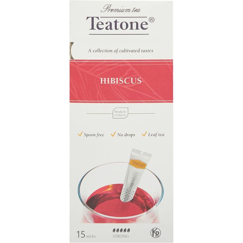 Чай Teatone каркадэ в металл.стике 15шт/уп. 741