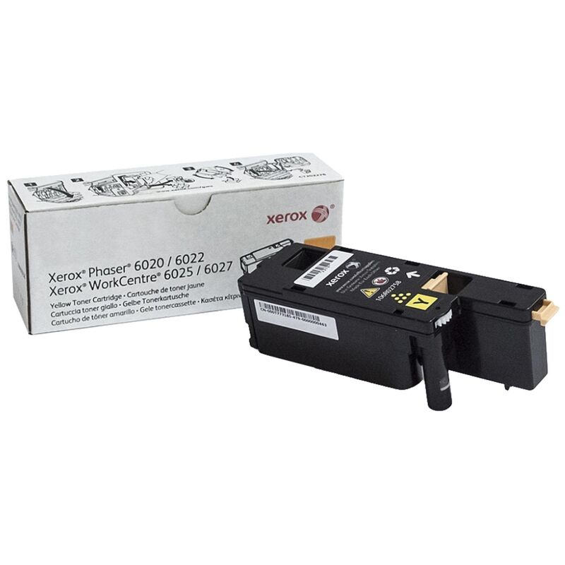 Картридж лазерный Xerox 106R02762 жел. для Ph 6020/6022/6025/6027