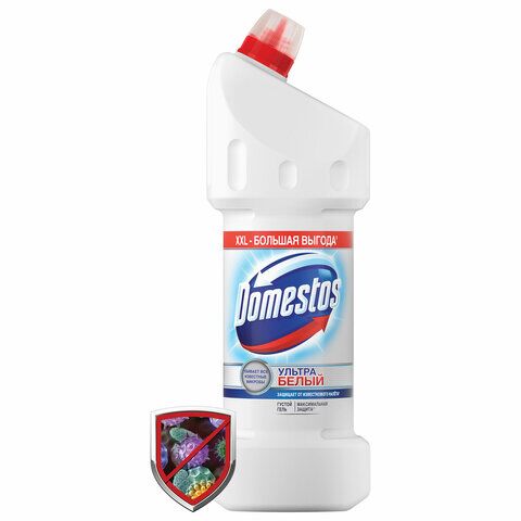 Средство для уборки туалета 1,5 л, DOMESTOS (Доместос) Эксперт сила 7, Ультра Белый, 67683236