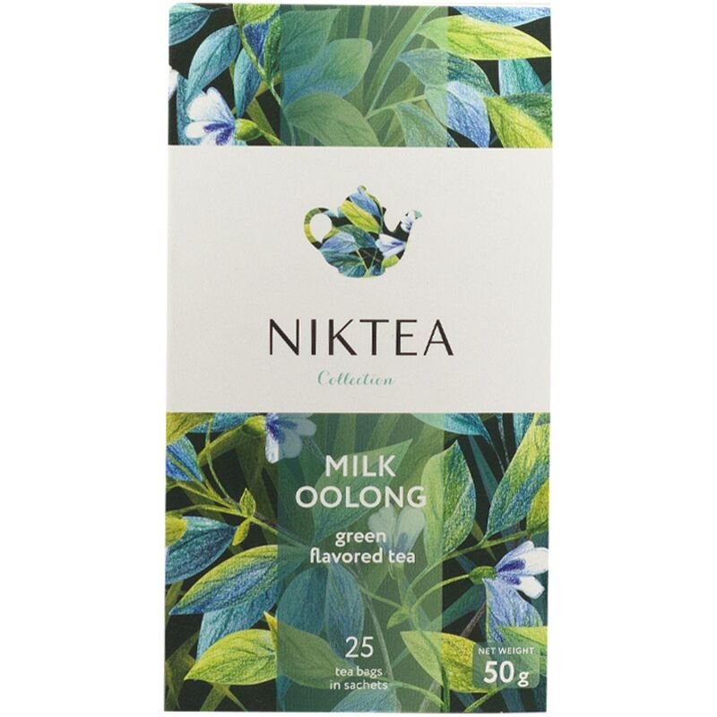 Чай NIKTEA Молочный Улун зелен. 25 пакx2гр/уп