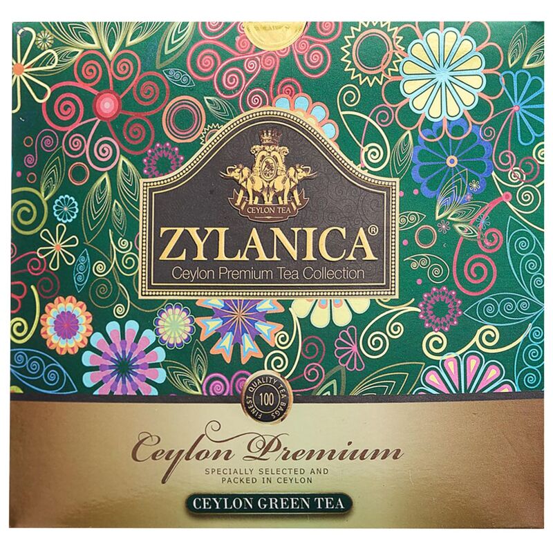 Чай Zylanica Ceylon Premium Collection зел. 100 пакx2гр/уп