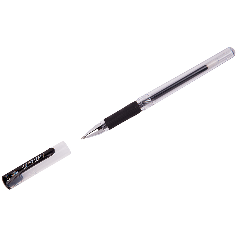 Ручка гелевая Crown Jell-Belle черная, 0,5мм, грип