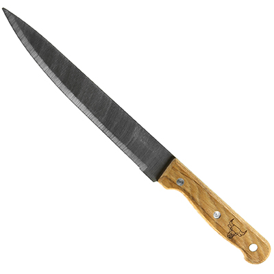 Нож кухонный "Профессионал" 155мм из нержавеющей стали, деревянная ручка (Китай)
