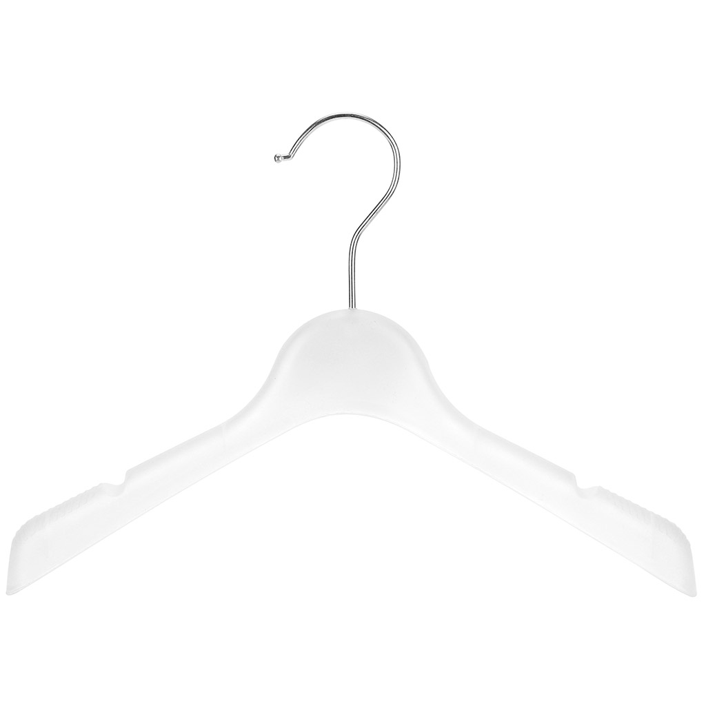 Вешалка-плечики р38-40 "Эконом" 31х21,5х2,5см, пластик, металлический поворотный крючок, широкие плечики, для верхней одежды (Китай)