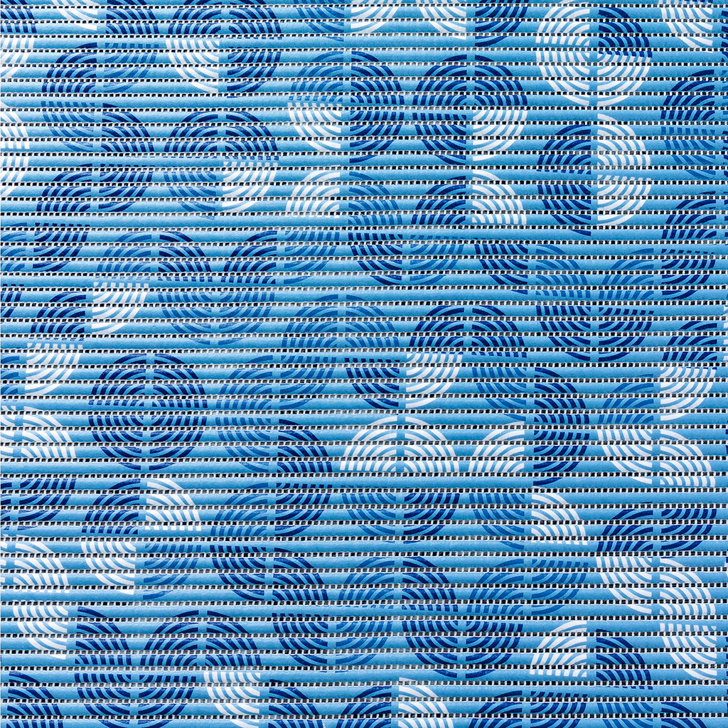 Дорожка (коврик) из вспененного ПВХ, 0,65х15м "Калейдоскоп" синий фон, h0,5см, 750г/м2 (Китай) Цена указана за 1 м/п. В рулоне 15м. "Лапша"