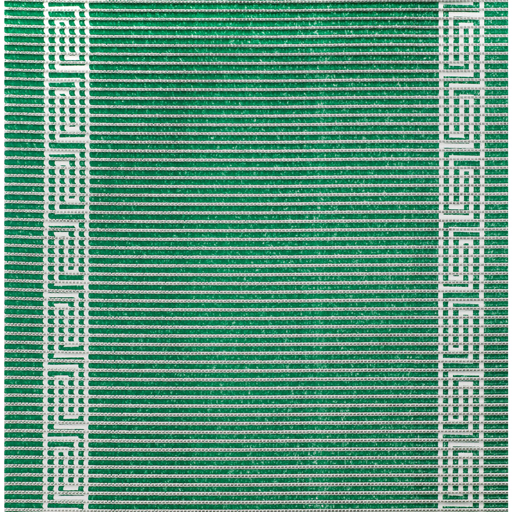 Дорожка (коврик) из вспененного ПВХ, 0,65х15м "Римский кант" зеленый фон, h0,5см, 750г/м2 (Китай) Цена указана за 1 м/п. В рулоне 15м. "Лапша"