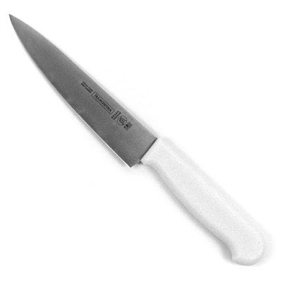 Нож кухонный 150мм белая пластмассовая ручка "Универсал" (Китай)