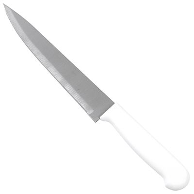 Нож кухонный 175мм белая пластмассовая ручка "Универсал" (Китай)