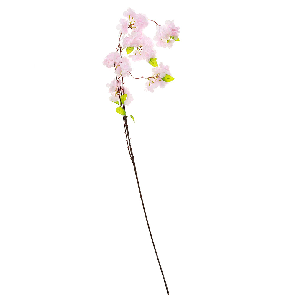 Декоративная ветка "Сакура" цвет - светло-розовый, 130см (Китай)