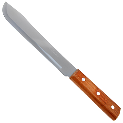 "Tramontina Universal" Нож поварской 20см, деревянная ручка, широкое лезвие (Бразилия)