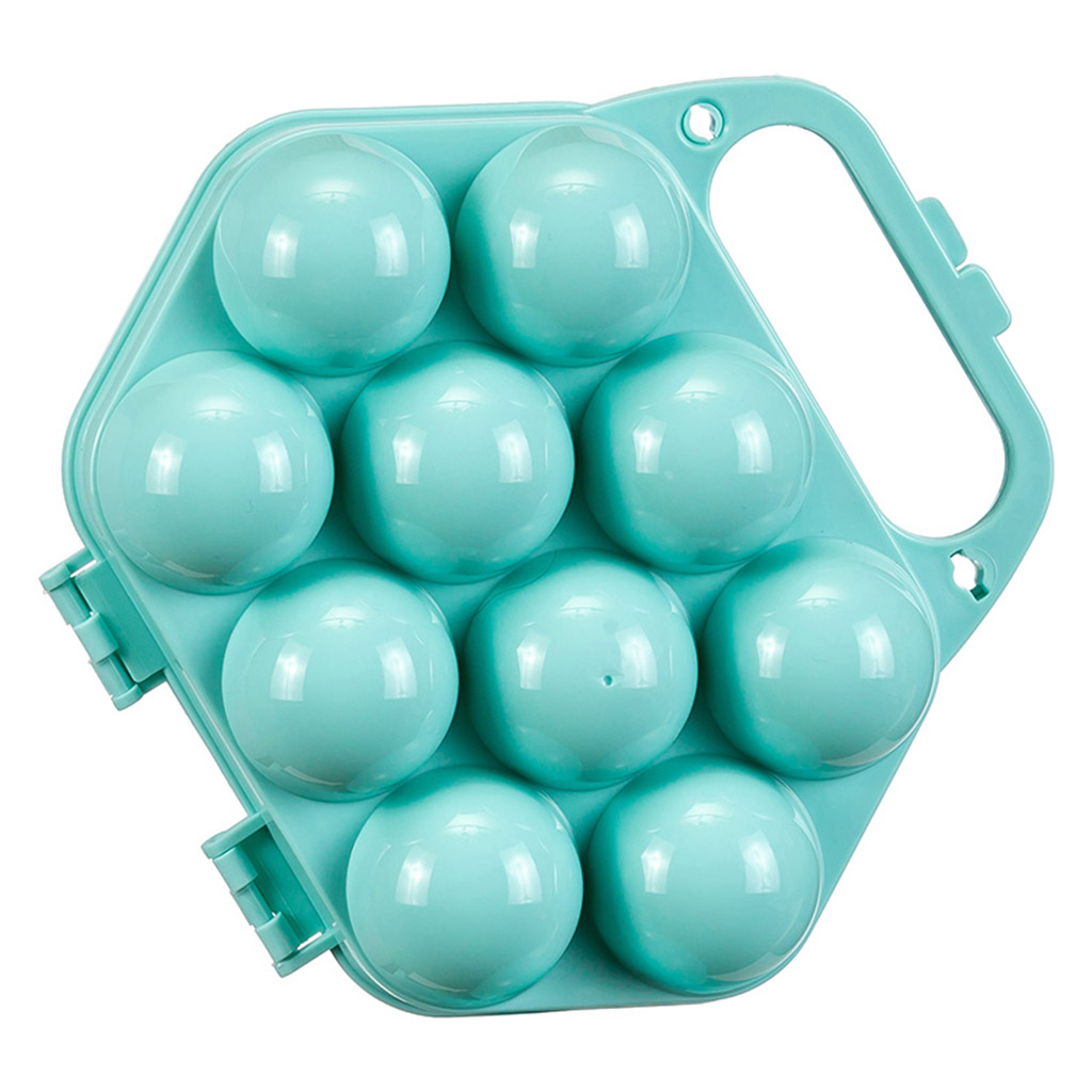 Контейнер для хранения 10 яиц "Микс" 18,8х19,5х7,6см, цвета микс (Россия)