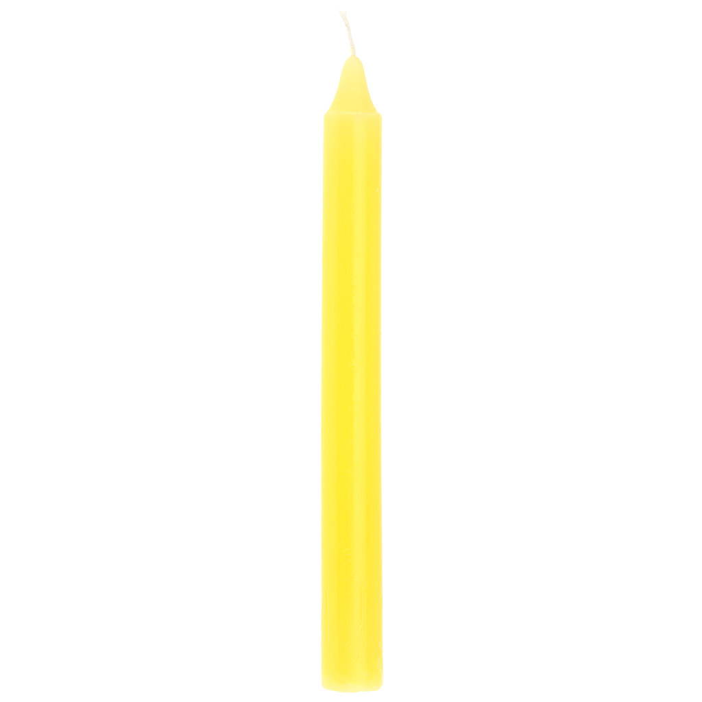 Свеча столовая с ароматом "Лимонный фреш" д1,9см, h18см, 36гр, время горения 4 часа, "Euro Candle" (Россия)