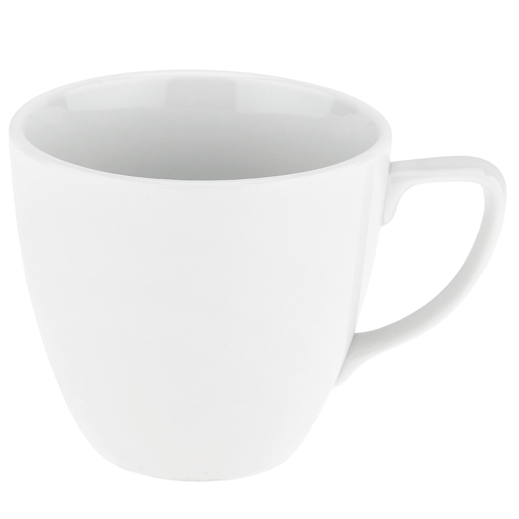 Чашка фарфоровая 280мл, д8,7см, h7,4см, форма "Универсал", белье (Беларусь)