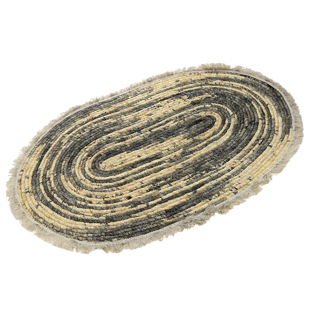 Циновка плетеная "Мексика" 35х50см, с бахромой, листья кукурузного пачатка, ручная работа (Китай)