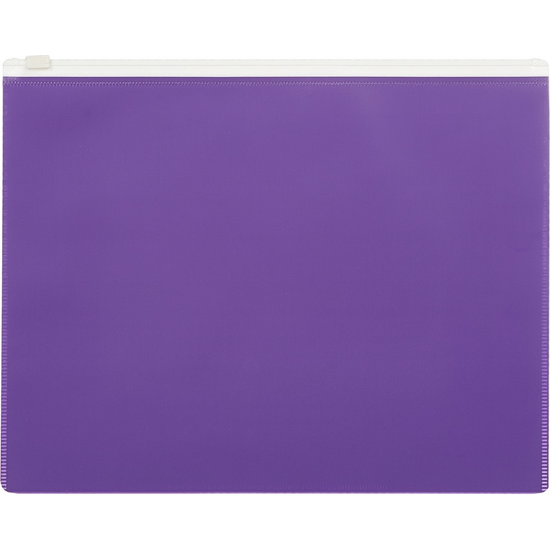 Папка-конверт на молнии А5 Attache Color , фиолетов