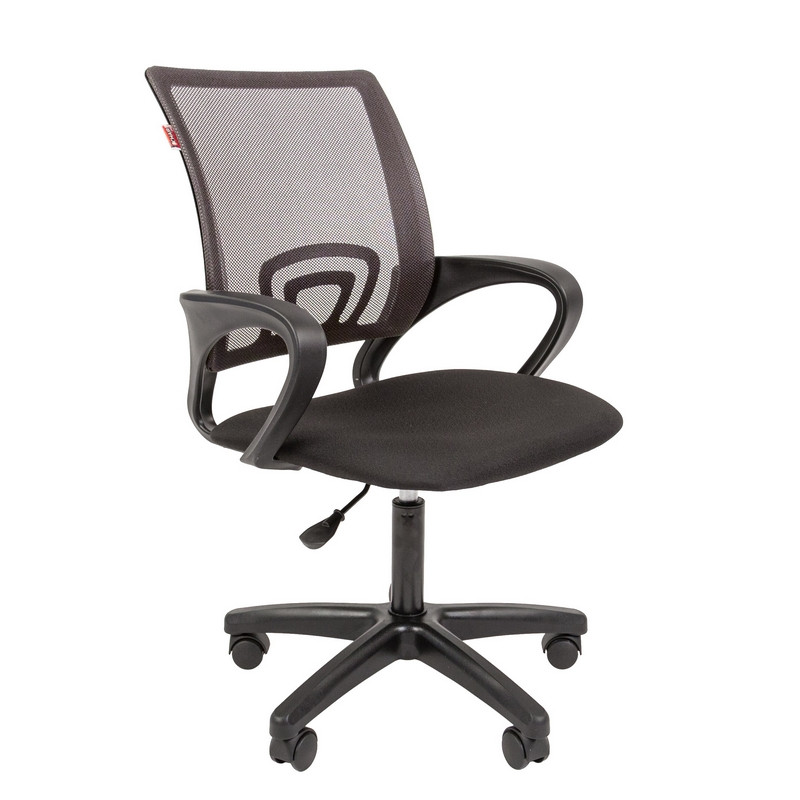 Кресло VT_EChair-304 (LT) TC Net ткань черн/сетка серый, пластик