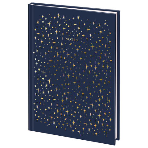 Ежедневник недатированный А5 (145х215 мм), ламинированная обложка с фольгой, 128 л., STAFF, Stars, 113522