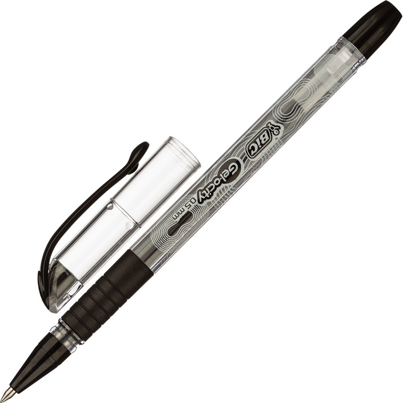Ручка гелевая BIC Gelocity Stic резин.манжет.черная