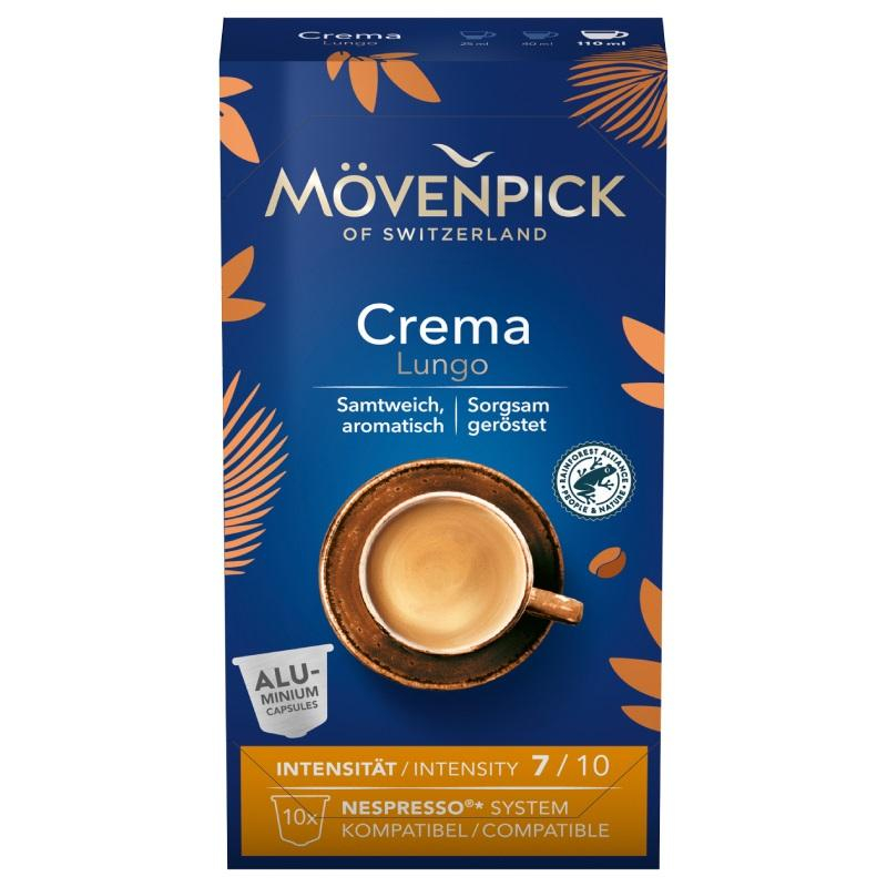 Кофе в капсулах Movenpick Lungo Crema, 10 капсул