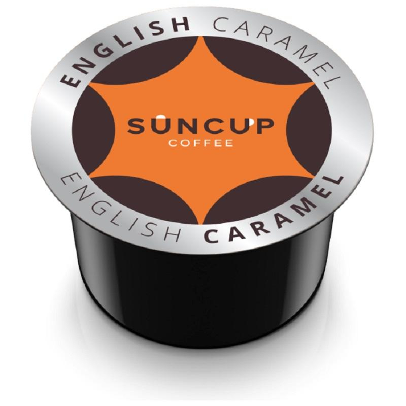 Кофе в капсулах Suncup English Caramel жареный,молотый, 50кап/1уп