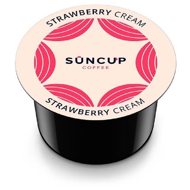 Кофе в капсулах Suncup Strawberry Cream жареный,молотый, 50кап/1уп