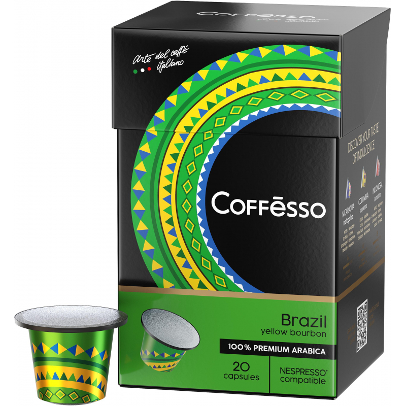 Кофе в капсулах Coffesso Brazil, 20шт 101481