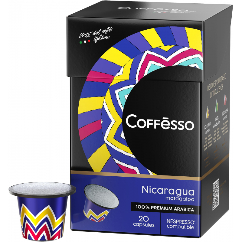 Кофе в капсулах Coffesso Nicaragua, 20шт 101484
