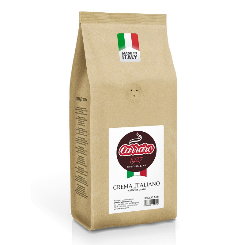 Кофе Caffe Carraro Crema Italiano в зернах, 1кг