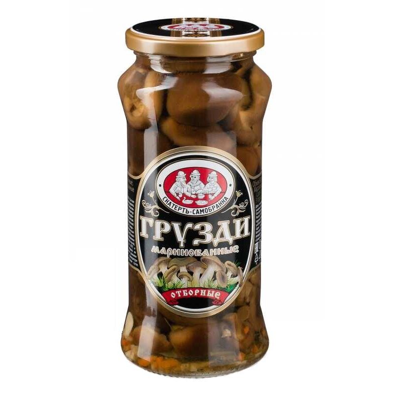 Грибы Скатерть-Самобранка Грузди маринов. ст/б, 580г