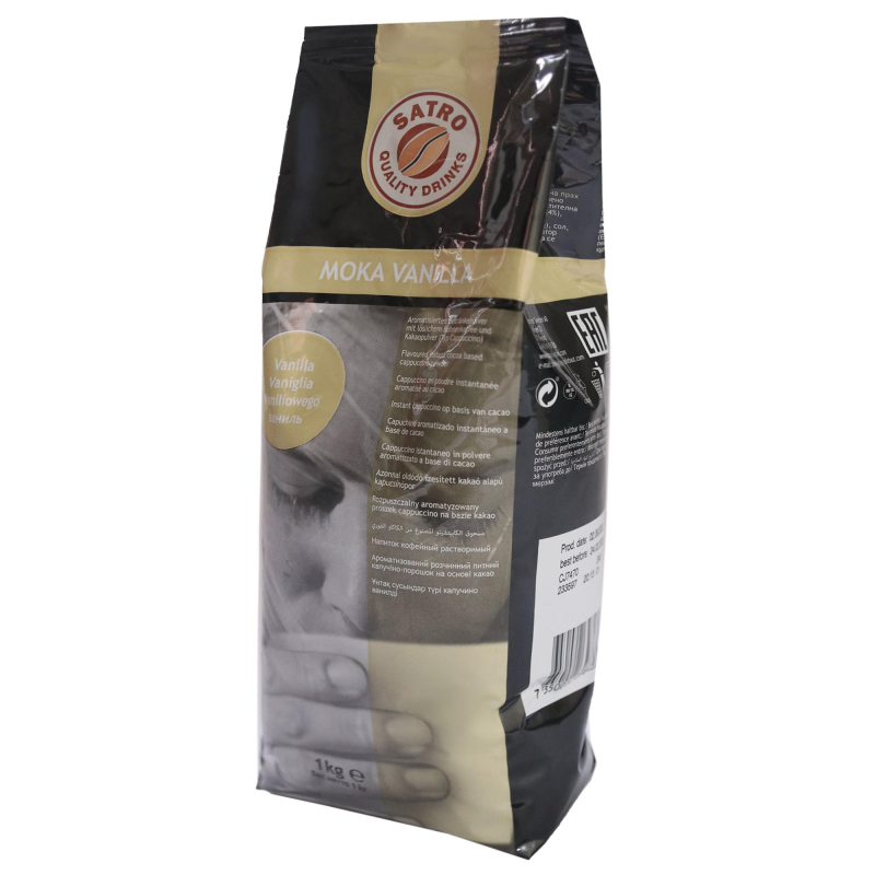Кофе Satro Quality Drinks Moka Vanilla напиток кофейный растворимый, 1кг