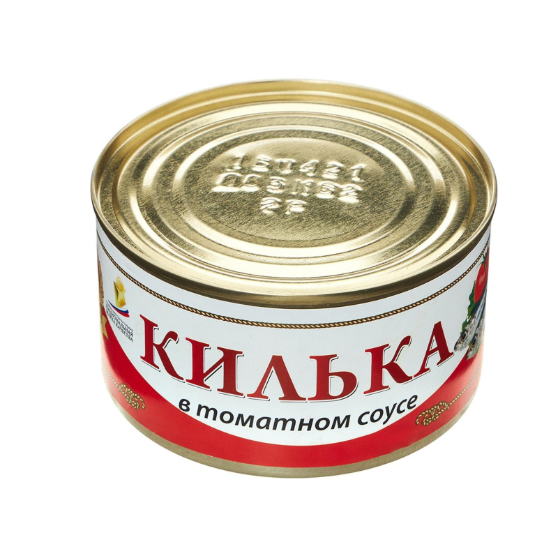 Рыбные консервы Килька Пролив черноморская нераздел. в томатном соусе, 240г