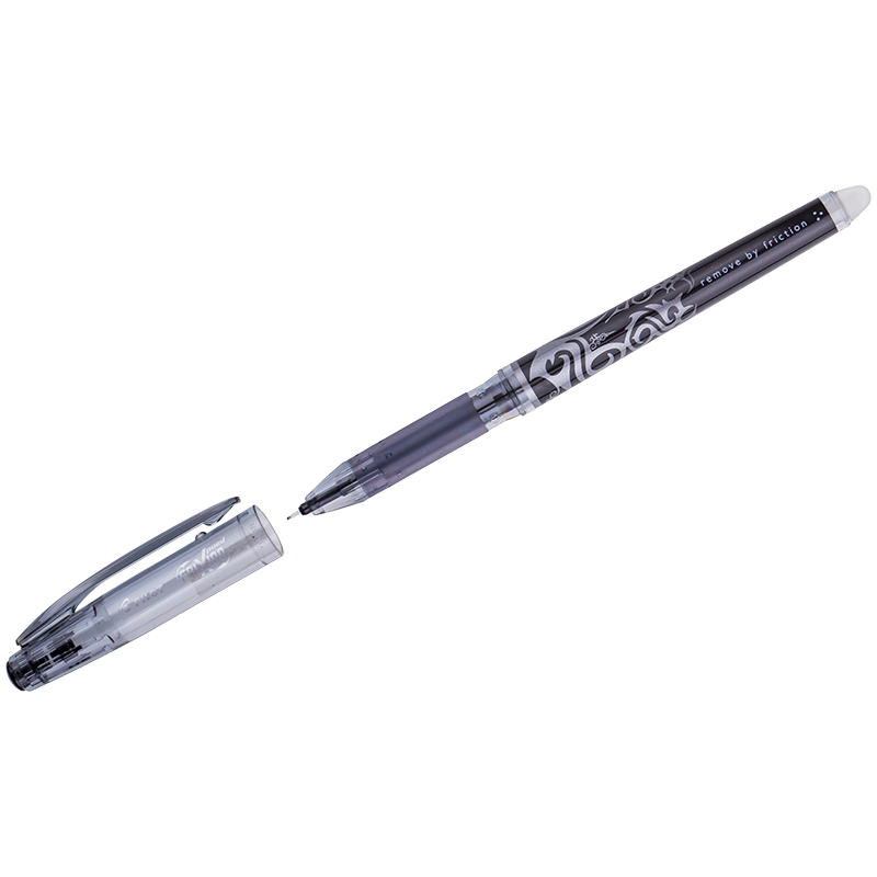 Ручка гелевая Pilot BL-FRP5-B черная, 0,5мм стираемая