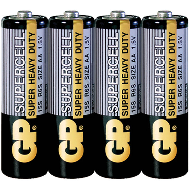 Батарейка GP Supercell AA/LR6 15S солевая, OS4
