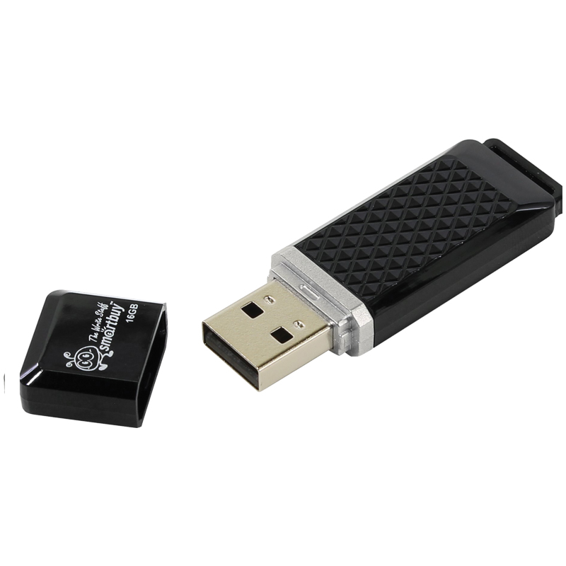 Память Smart Buy Quartz  16GB, USB 2.0 Flash Drive, черный