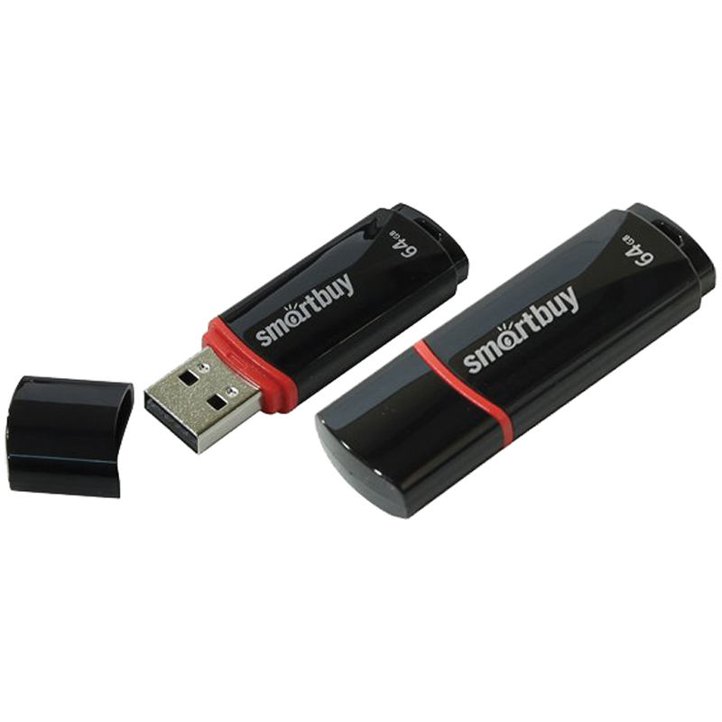 Память Smart Buy Crown  64GB, USB 2.0 Flash Drive, черный