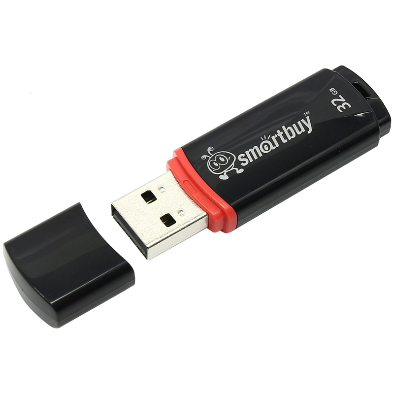 Память Smart Buy Crown  32GB, USB 2.0 Flash Drive, черный