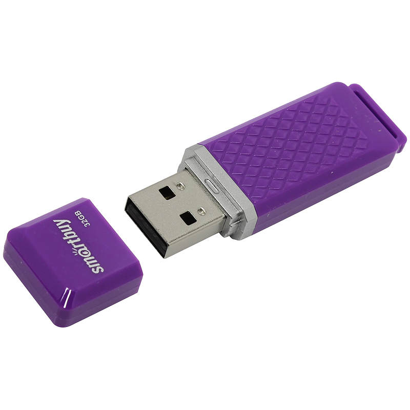 Память Smart Buy Quartz  16GB, USB 2.0 Flash Drive, фиолетовый
