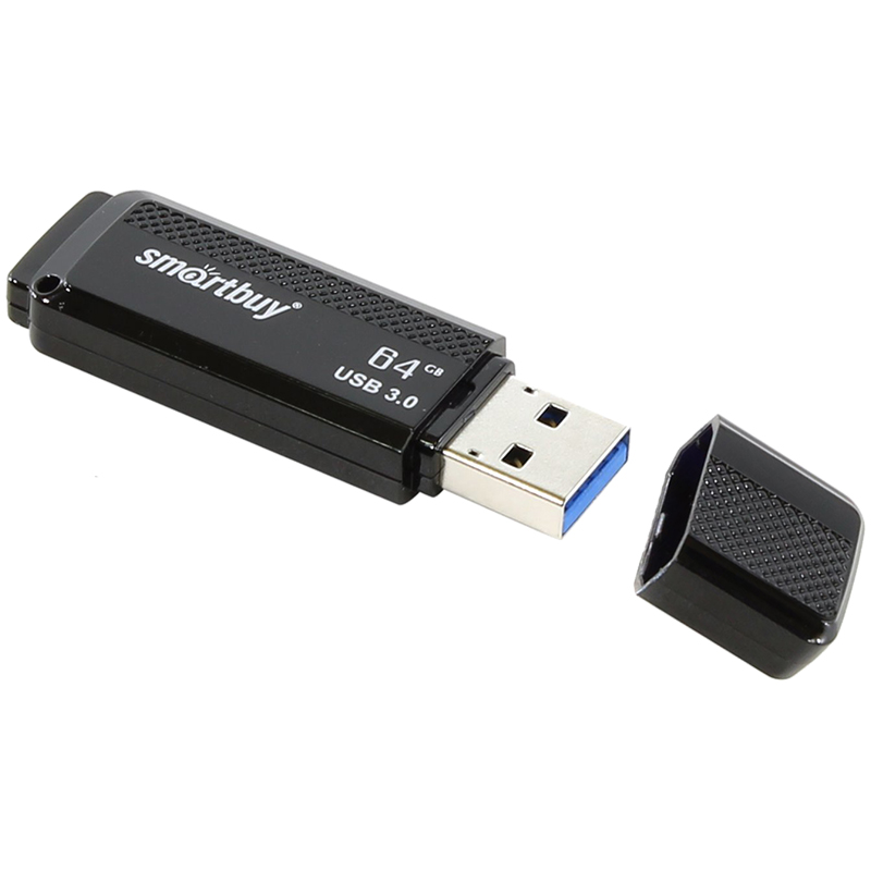 Память Smart Buy Dock 64GB, USB 3.0 Flash Drive, черный
